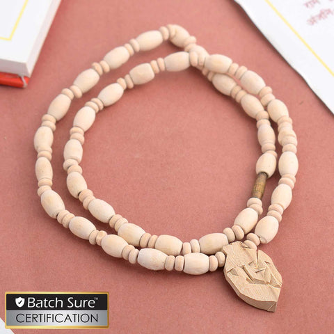 Original Tulsi mala with round beads | India’s Premium Jap Mala Store - www.satvikstore.in