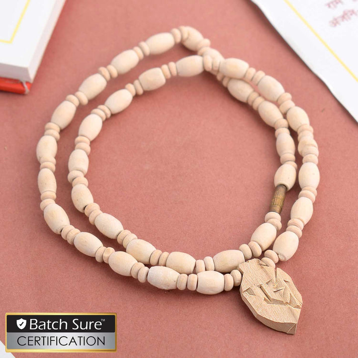 Original Tulsi mala with round beads | India’s Premium Jap Mala Store - www.satvikstore.in