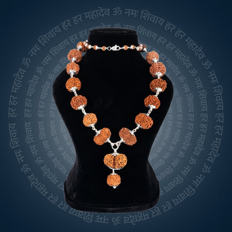 Siddha Mala with 1 Mukhi Underdeveloped Nepal collector grade full Rudraksha mala. India’s Premium Rudraksha Jap Mala Brand - www.satvikstore.in