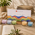 Elements scented glass votive candle set pack of 10