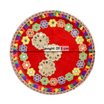 3 Pcs Karwa Chauth Handmade Floral Thali Set