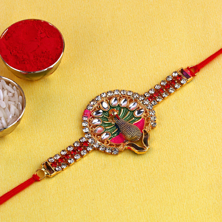 Traditional Kundan Rakhi India’s Largest Pooja Accessories Brand – www.satvikstore.in
