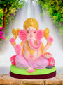 6.7 Inch Vighnaharta eco-friendly Ganesha idol made from shadu mati, ideal for Ganesh Chaturthi celebration and home worship. India’s Largest Pooja Accessories Brand – www.satvikstore.in