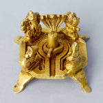 2 Inch Divine Brass Shiv Parivar with Shivling