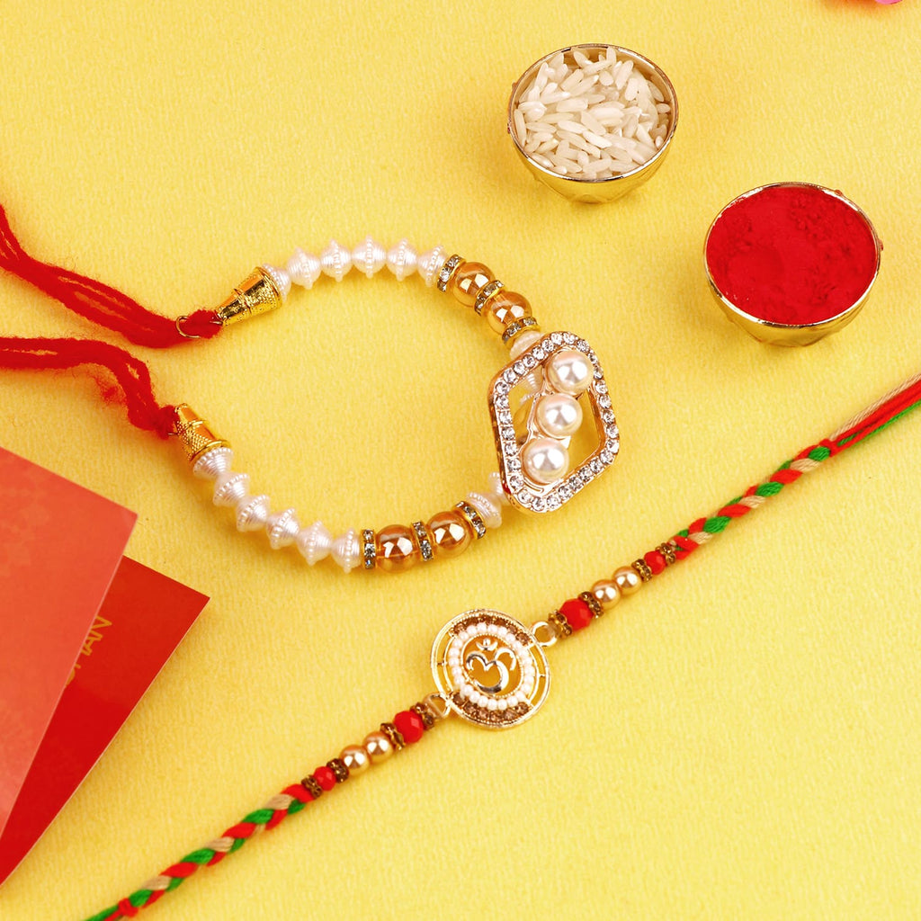 Shop Exquisite Designer Rakhi, Beautiful Couple Rakhi, and Latest Bhaiya Bhabhi Rakhi Online at Satvik Store - Send Rakhi with Style and Tradition!