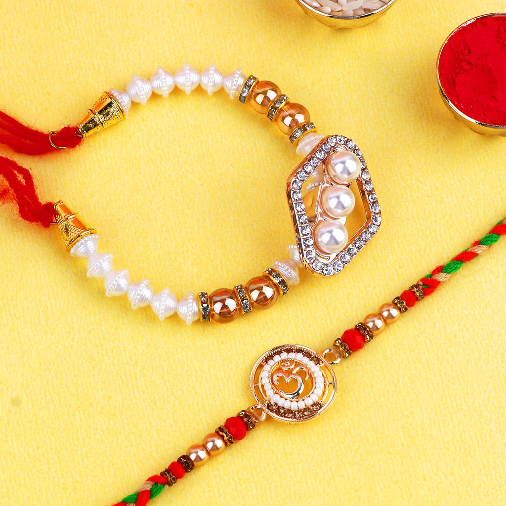 Shop Exquisite Designer Rakhi, Beautiful Couple Rakhi, and Latest Bhaiya Bhabhi Rakhi Online at Satvik Store - Send Rakhi with Style and Tradition!