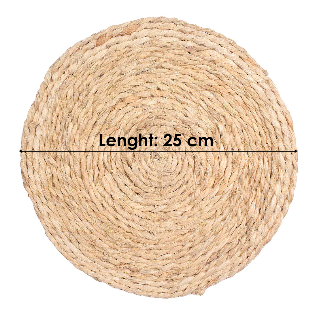 Auspicious Banana Stem Fiber Asan for Sacred Statues in the Mandir (10 Inch)