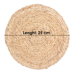 Auspicious Banana Stem Fiber Asan for Sacred Statues in the Mandir (10 Inch)