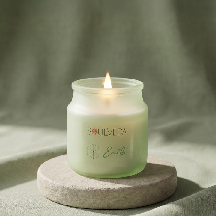 Soul Elements scented glass jar candle set pack of 5