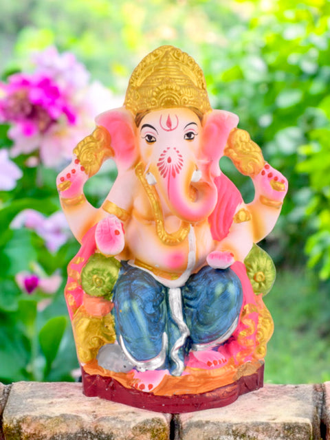 9.6-inch eco-friendly Ganesh idol | India’s Largest Pooja Accessories Brand – www.satvikstore.in