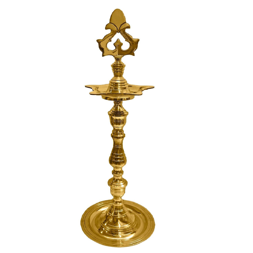 Handicrafts Chandarbalyam Brass 1 Step Diya Puja Store Online Pooja Items Online Puja Samagri Pooja Store near me www.satvikstore.in