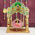 Royal Darbar Meenakari Jhula for Laddu Gopal – India’s Largest Pooja Accessories Brand – www.satvikstore.in