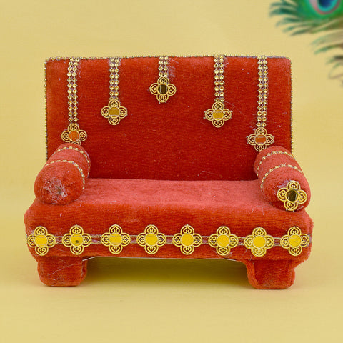 Sacred Enchantment – Small Velvet Singhasan for Laddu Gopal – India’s Largest Pooja Accessories Brand – www.satvikstore.in