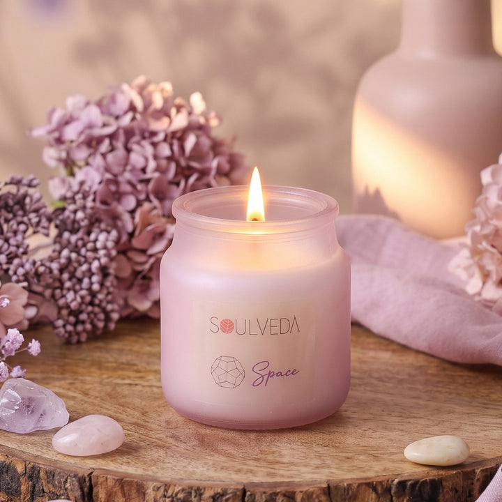 Soul Elements scented glass jar candle set pack of 5