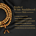 Scented 18 mm White Chandan Bracelet
