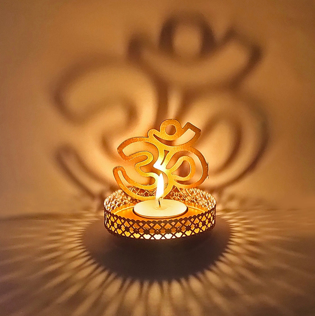 Handicrafts OM Shadow Diya Puja Store Online Pooja Items Online Puja Samagri Pooja Store near me www.satvikstore.in