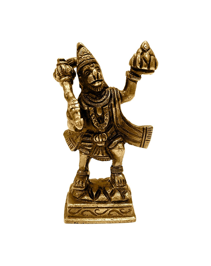 Brass Hanuman Idol Puja Store Online Pooja Items Online Puja Samagri Pooja Store near me www.satvikstore.in