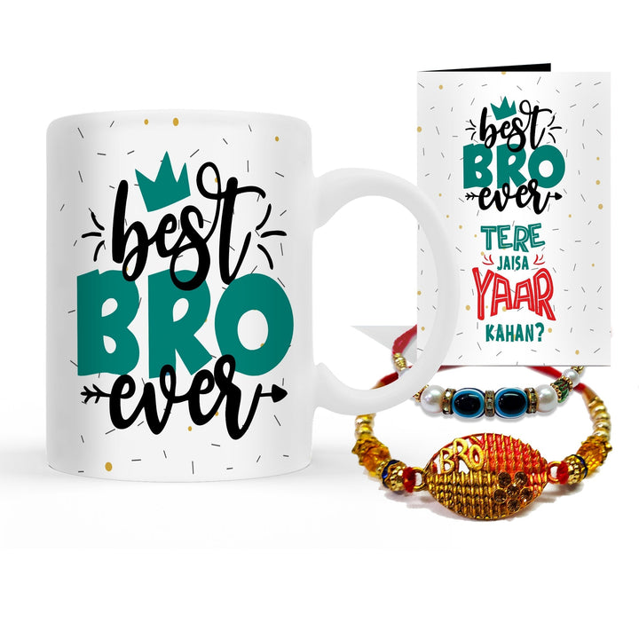 Rakhi with Mug Gift Combo Set Puja Store Online Pooja Items Online Puja Samagri Pooja Store near me www.satvikstore.in