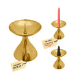 2-inch brass dhoop candle stand, traditionally crafted for holding dhoop cones or candles during pooja, aarti, and devotional ceremonies. 
India’s Largest Pooja Accessories Brand – www.satvikstore.in 