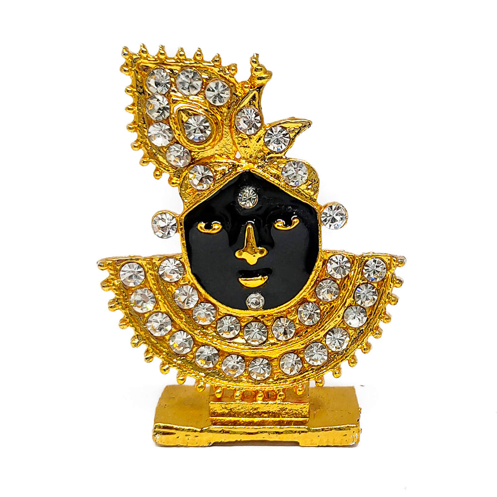 Bankey Bihari Face Only Idol Puja Store Online Pooja Items Online Puja Samagri Pooja Store near me www.satvikstore.in