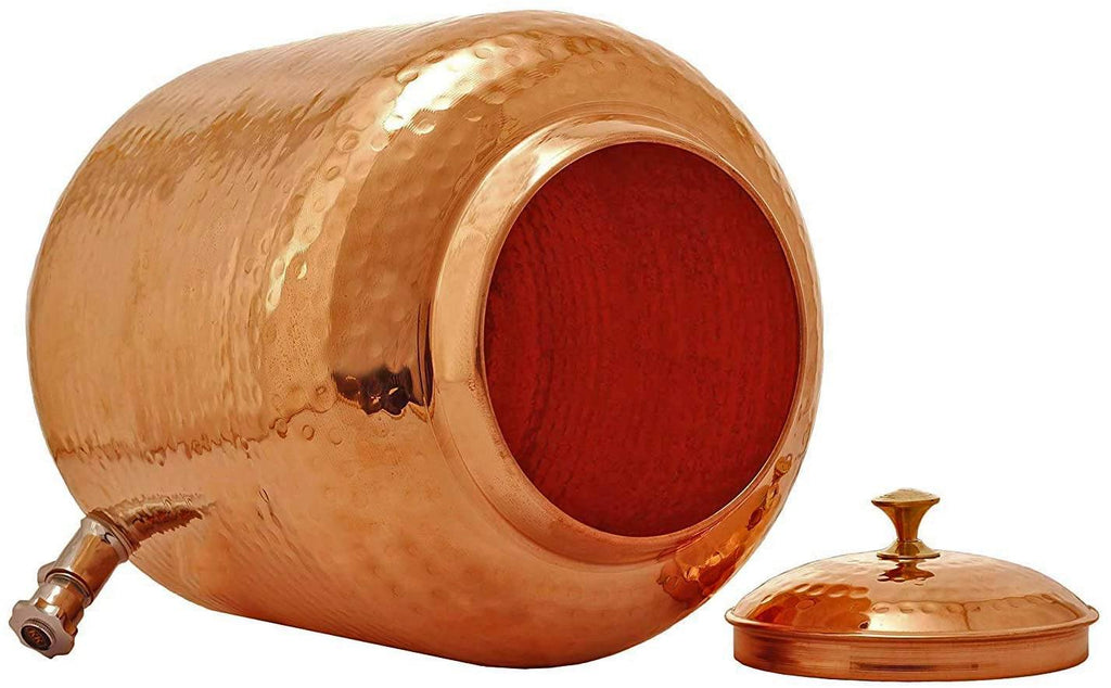 Copper Water Dispenser (Tank) Puja Store Online Pooja Items Online Puja Samagri Pooja Store near me www.satvikstore.in