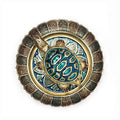 Brass Colored Turtle with Nakashi Plate/Tray Puja Store Online Pooja Items Online Puja Samagri Pooja Store near me www.satvikstore.in