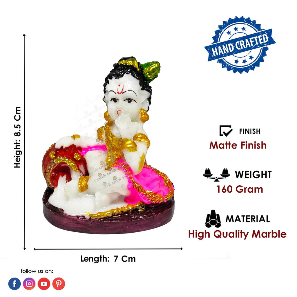 Marble Laddu Gopal Statue Puja Store Online Pooja Items Online Puja Samagri Pooja Store near me www.satvikstore.in