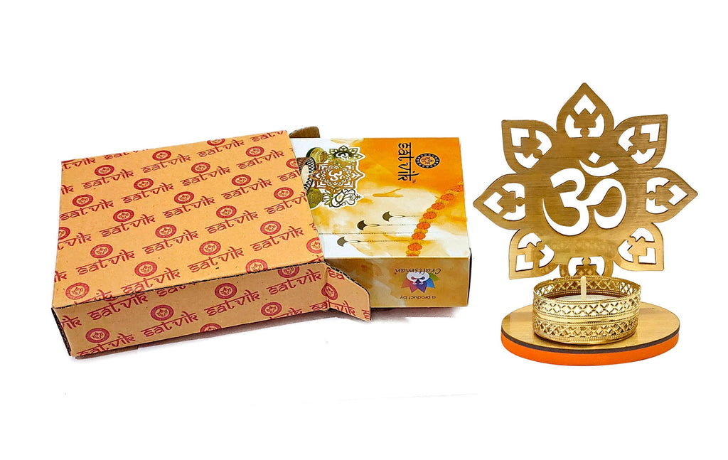 Designer OM Shadow Diya Puja Store Online Pooja Items Online Puja Samagri Pooja Store near me www.satvikstore.in