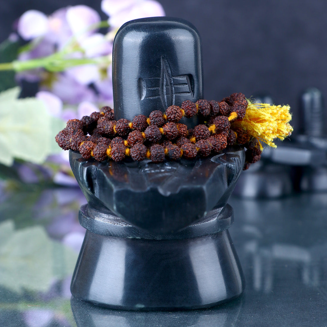 Black Stone Shivling (10cms)