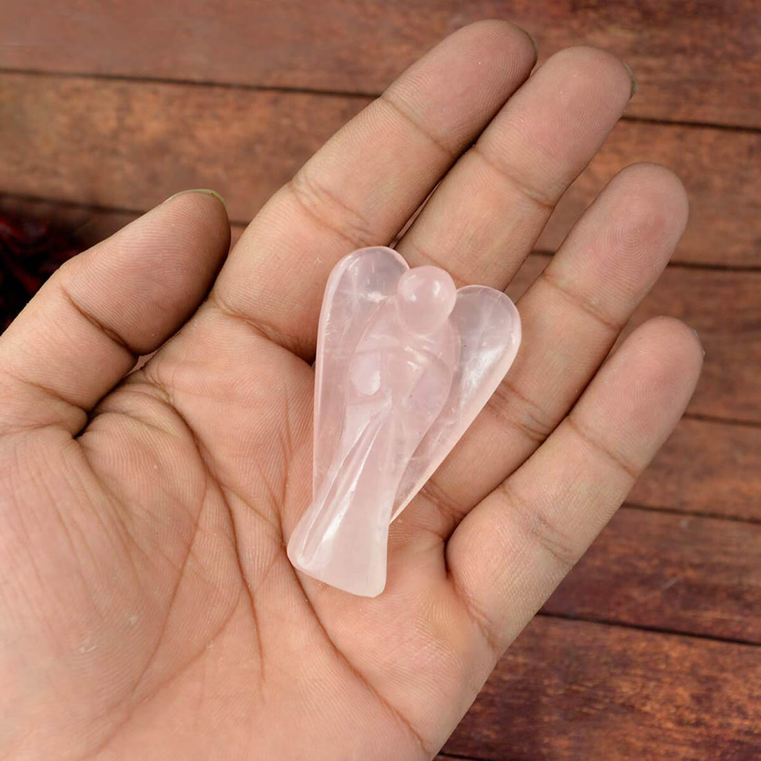 Rose Quartz Crystal Angel – Healing Energy & Love