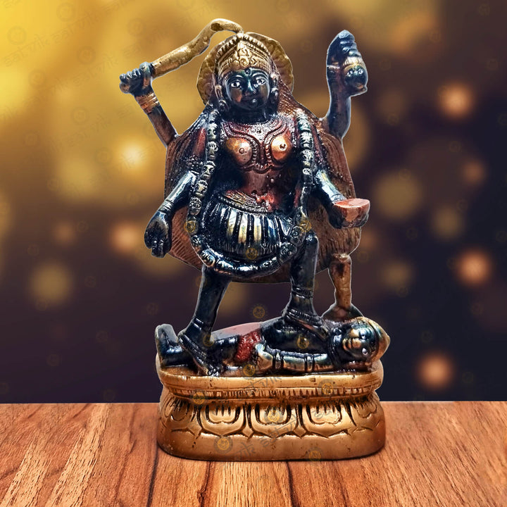 Brass Kaali Maa Idol Puja Store Online Pooja Items Online Puja Samagri Pooja Store near me www.satvikstore.in