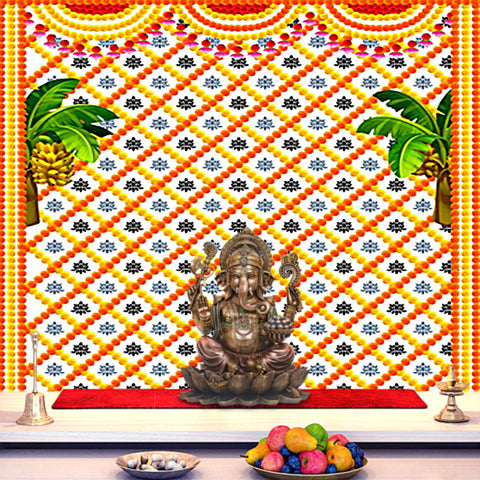 White backdrop cloth | India’s Largest Pooja Accessories Brand – www.satvikstore.in