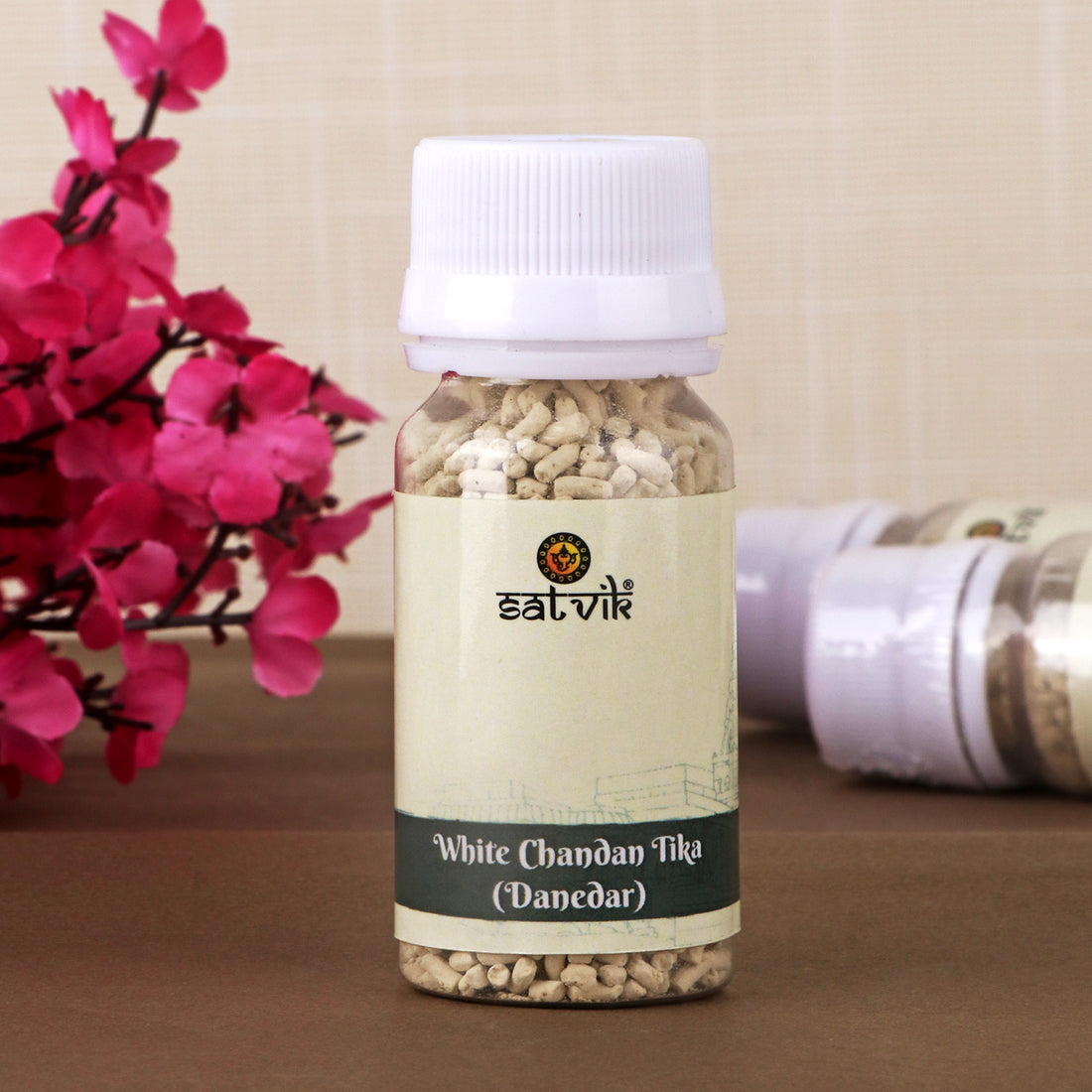 White Chandan/Gopi Chandan Tika Danedar