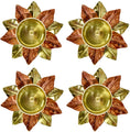 Alluring Brass Copper Lotus Kamal Diya (Small) Puja Store Online Pooja Items Online Puja Samagri Pooja Store near me www.satvikstore.in